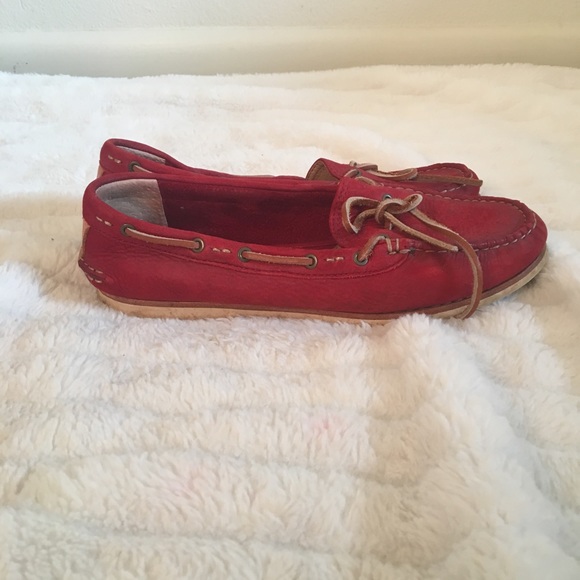 FRYE moccasins! red genuine leather - Picture 5 of 6